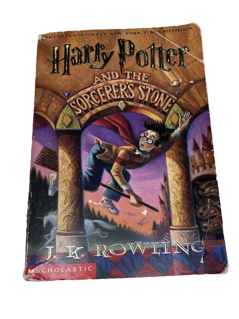 Harry Potter and the Sorcerer's Stone Paperback - Scholastic Paperback 1st 1999